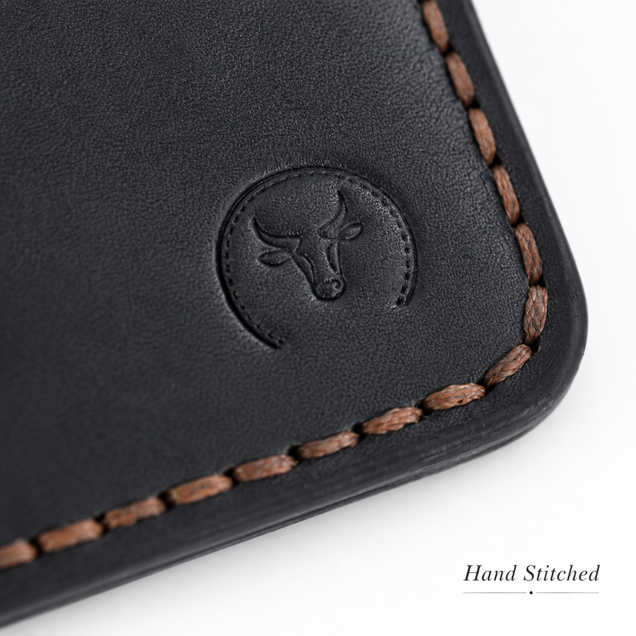 Black Crocodile-Textured Leather Bifold Wallet feature view by Leatherog