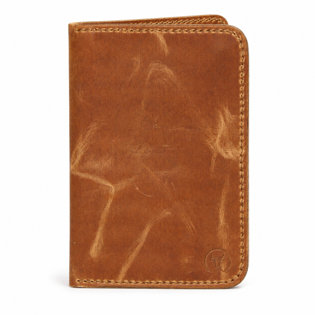 Brown Leather Passport Wallet and Travel Holder main view by Leatherog