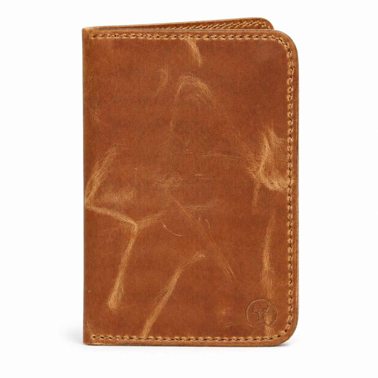 Brown Leather Passport Wallet and Travel Holder main view by Leatherog
