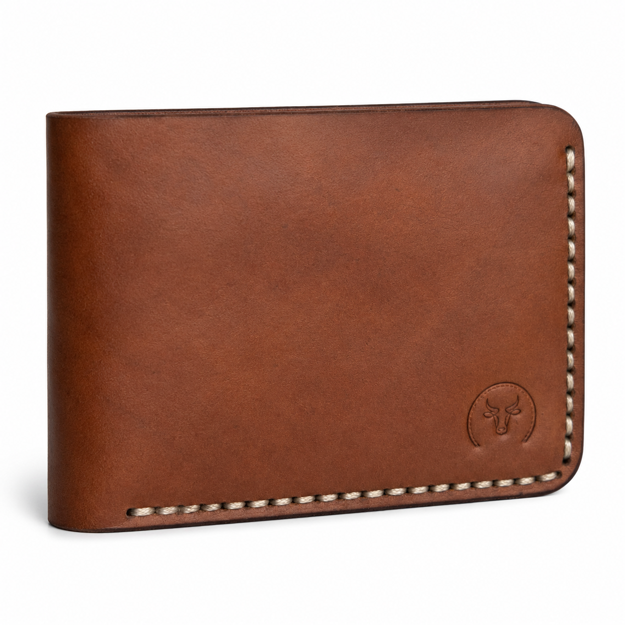 Brown Modern Leather Bifold Wallet main view by Leatherog