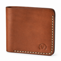 Brown Slim Leather Card Holder Wallet main view by Leatherog