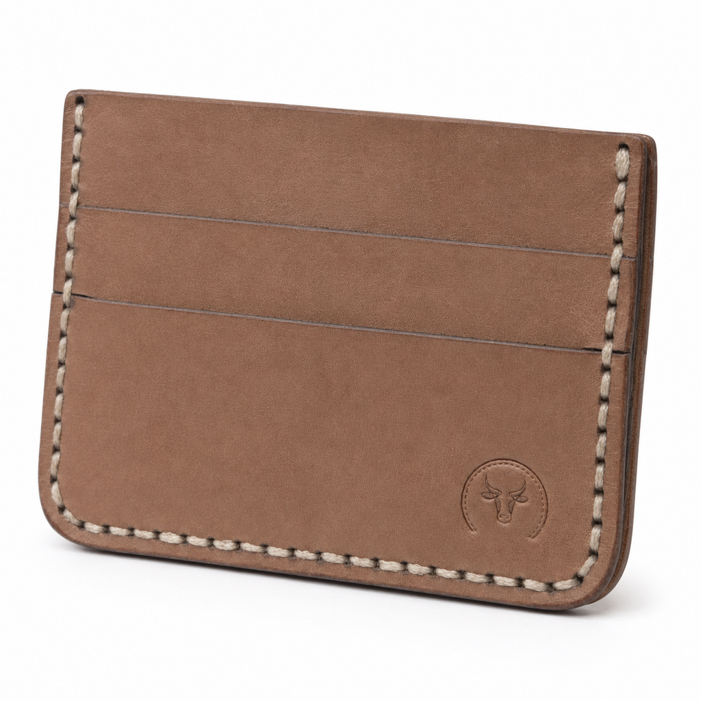 Brown Handcrafted Heritage Leather Cardholder main view by Leatherog
